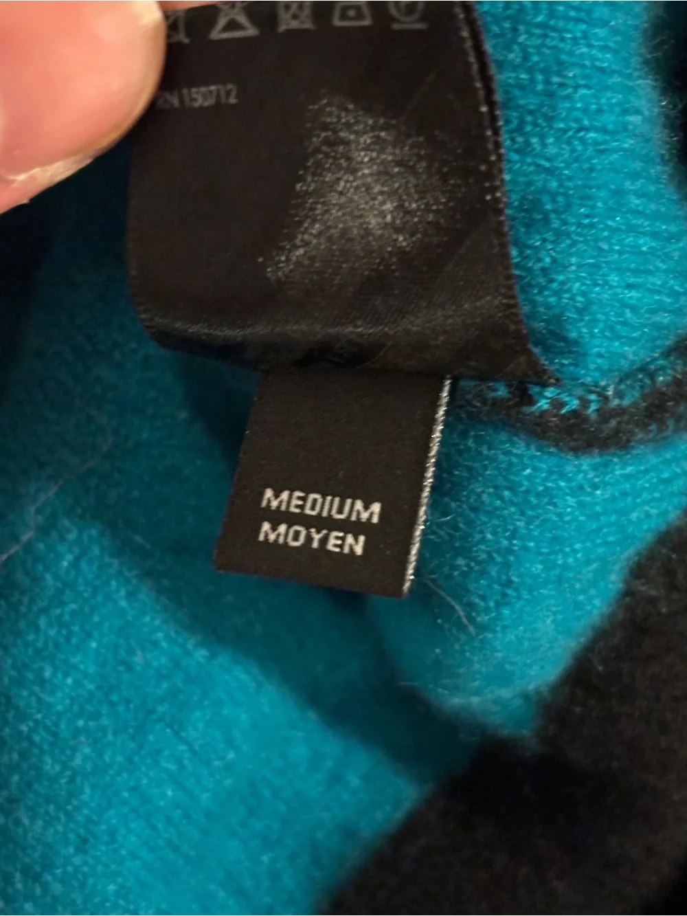 Amiri Cashmere Electric Blue Logo Sweater🔥